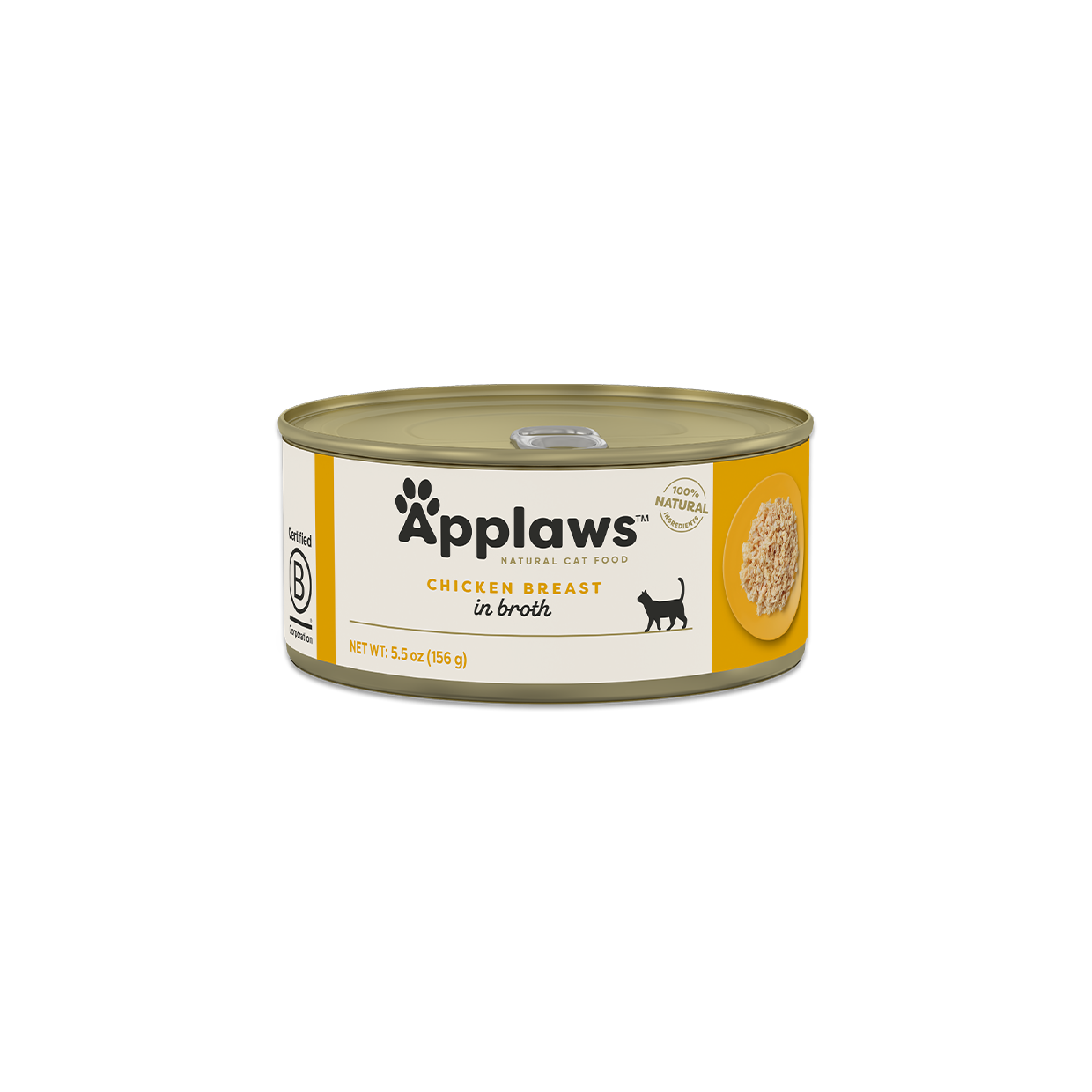 Applaws 100 Natural Wet Cat Food Chicken Breast In Broth 156 g Tin Meow Howl