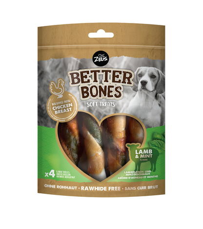 Zeus Better Bones, Wrapped Large Rolls Lamb & Mint, 152G