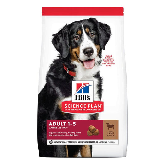 Hill's Science Plan Adult 1-5, Large Breed, Dry Food with Lamb & Rice