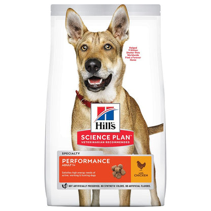 Hill's Science Plan Performance, Medium,  Adult 1-6, Dry Food with Chicken