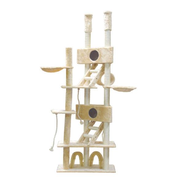 106″ Cat Tree Condo Furniture (FC03) 48″Wx18″Lx92″-106″H