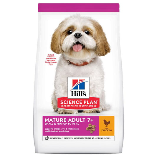 Hill’s Science Plan Mature Adult 7+, Small & Mini, Dry Food with Chicken