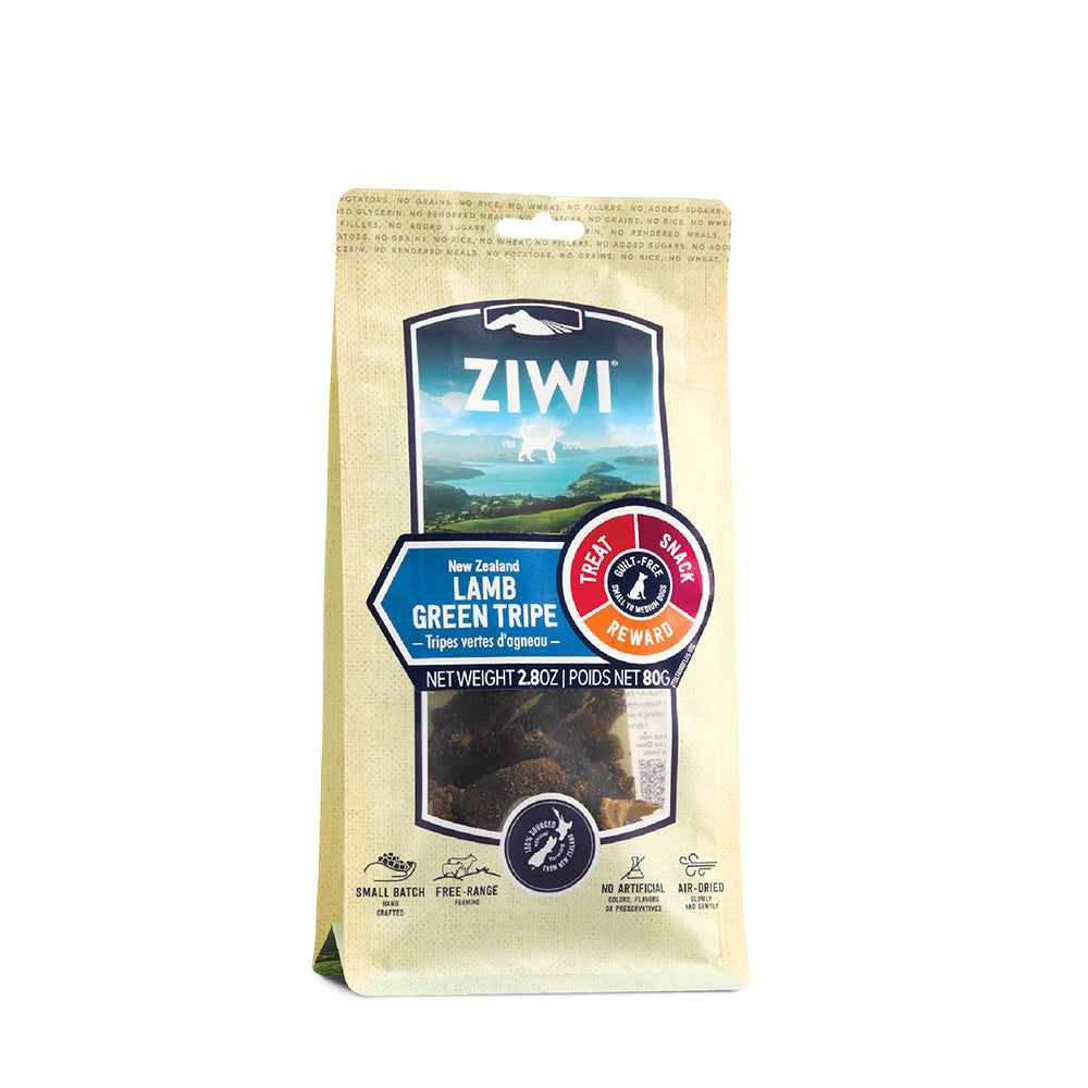 Ziwipeak Lamb Green Tripe Dog Treats 80g