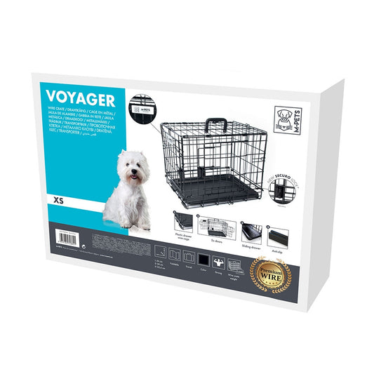 M-PETS Voyager Wire Crate XS (L46 x W30 x H35,6cm)