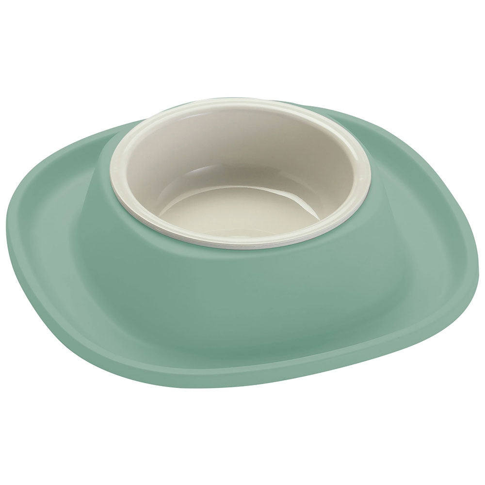 Georplast Soft Touch Plastic Single Bowl Small Green