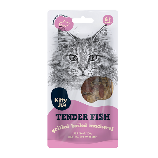 Kitty Joy Tender Fish Grilled Boiled Mackerel Cat Treats 25g