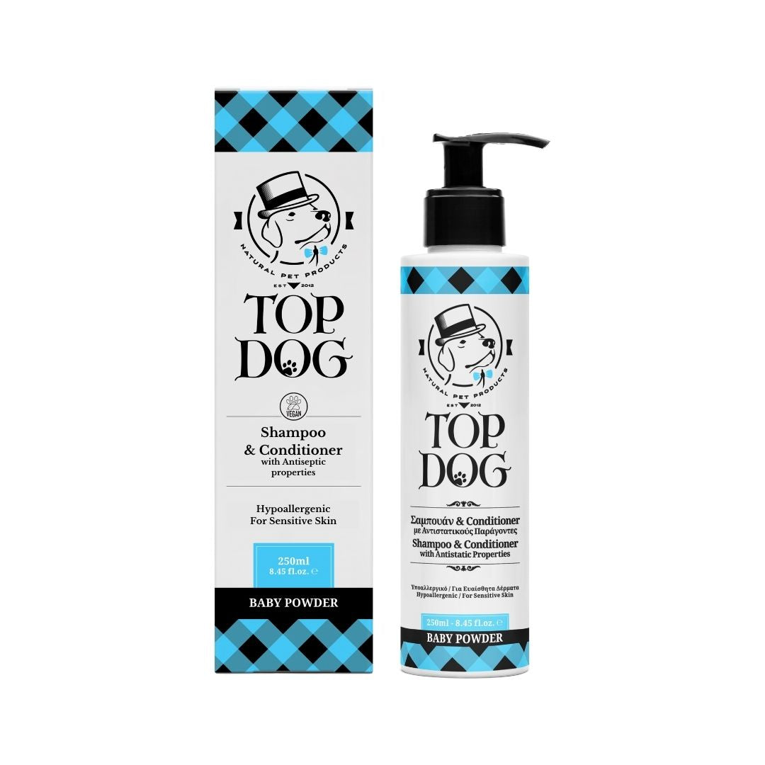 Top Dog Baby Powder Pet Shampoo & Conditioner