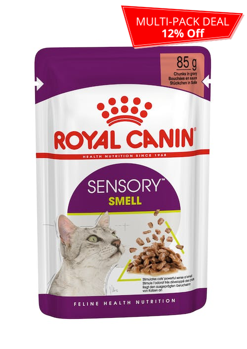 Royal Canin Feline Health Nutrition Sensory Smell in Gravy Wet Food Pouch, 85g