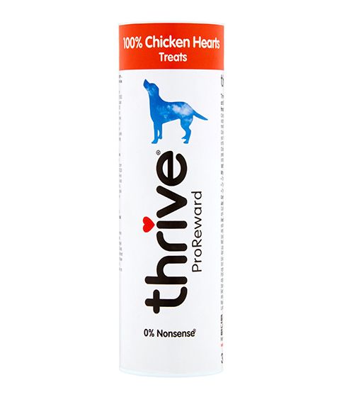 Thrive ProReward Dog Treats Chicken Hearts, 30g Tube