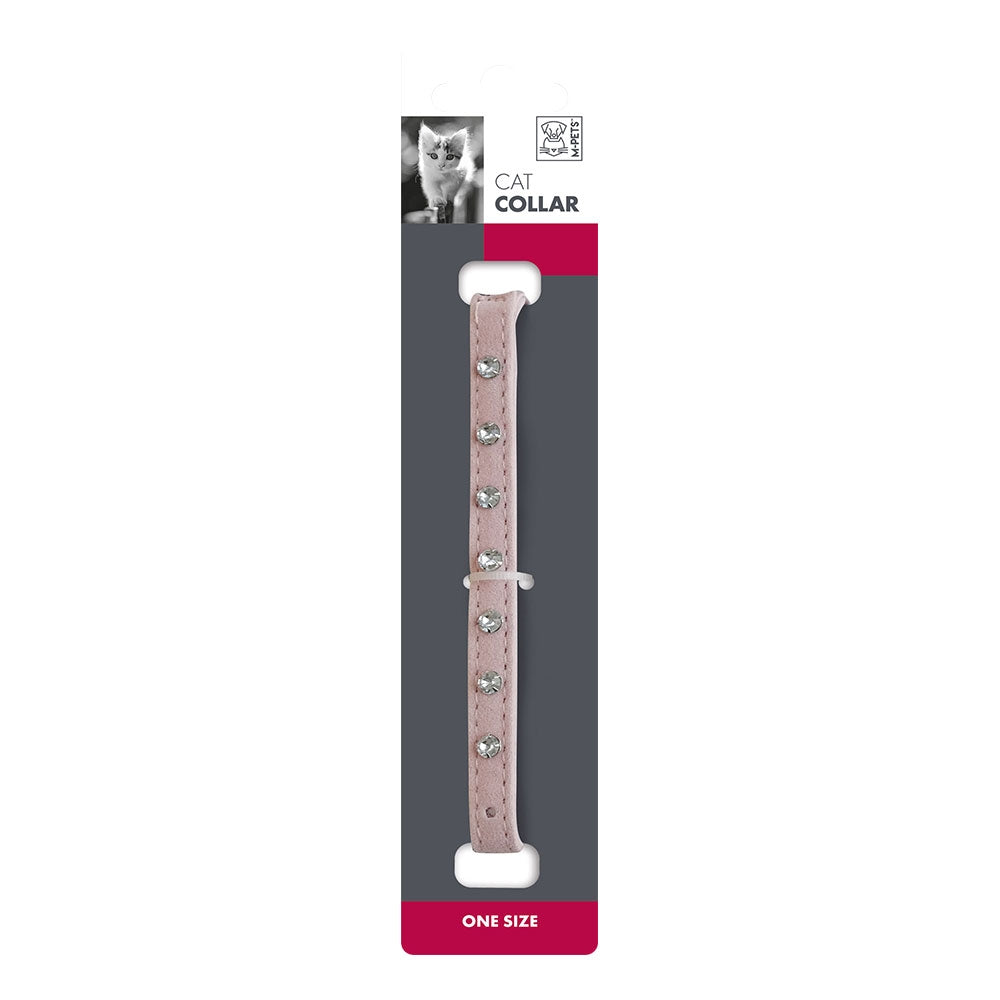 M-PETS Diamonds Cat Collar Pink