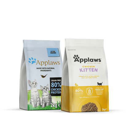 Applaws Complete Natural and Grain Free Dry Kitten Cat Food with Chicken