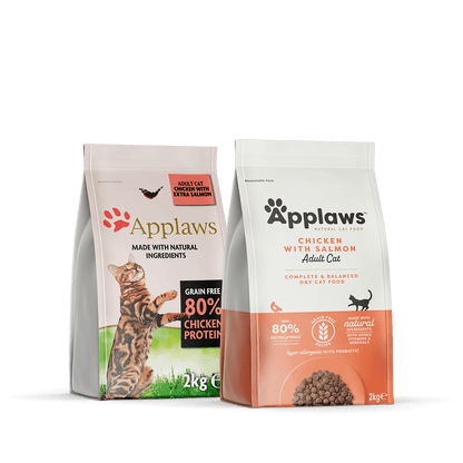 Applaws Complete and Grain Free Dry Adult Cat Food, Chicken with Salmon