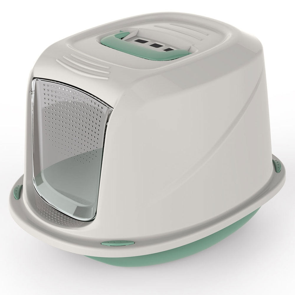 Georplast Galaxy Deluxe Cat Litter Box Green