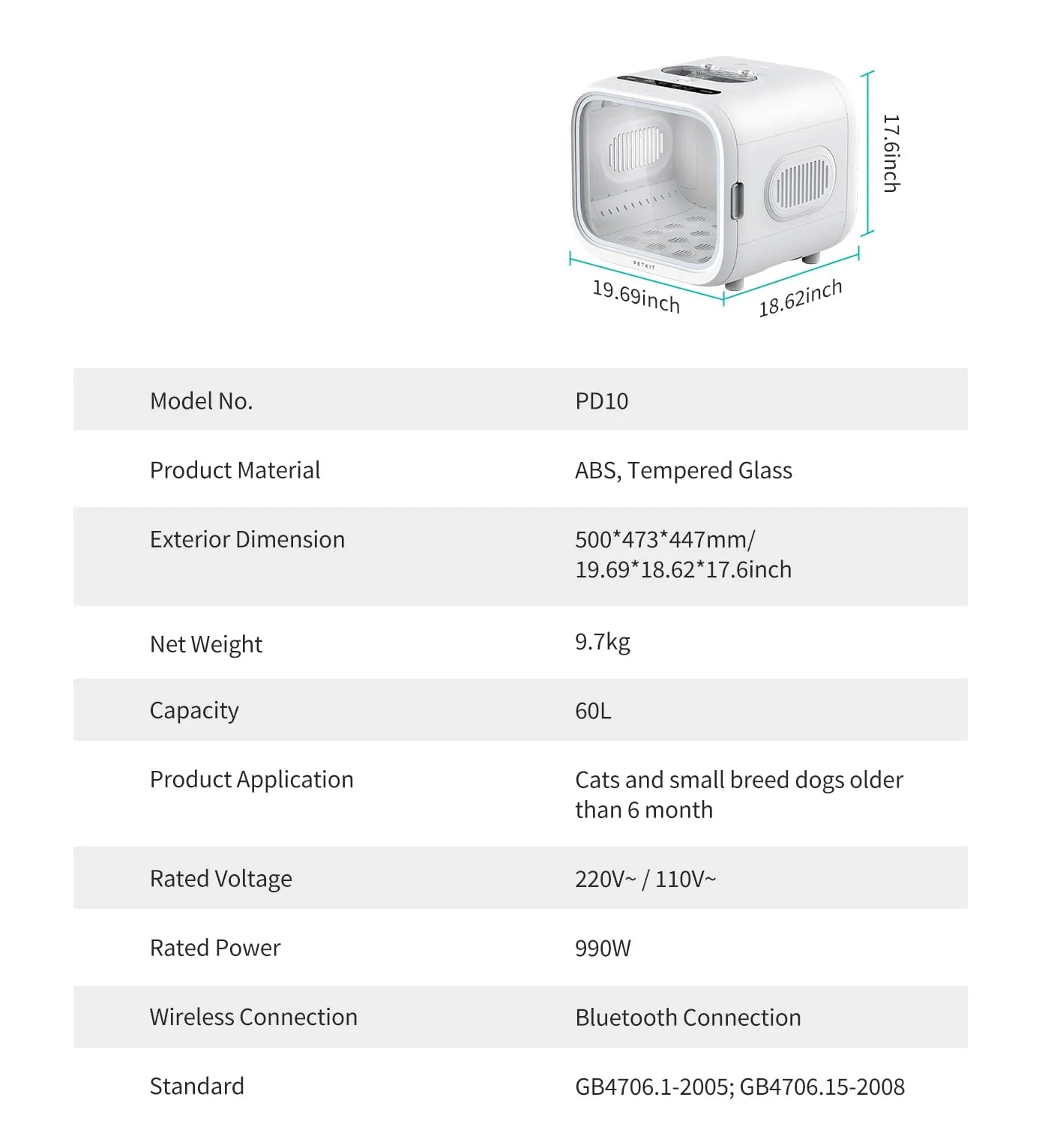Petkit AirSalon Smart Pet Dryer