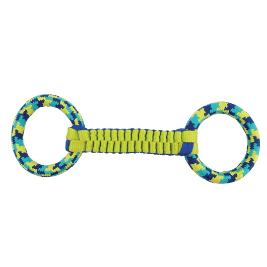 Zeus K9 Fitness By Zeus Nylon Twist & Rope Tug - Xlarge - 40.6 Cm