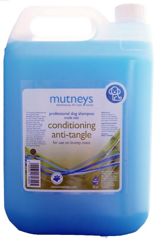 Mutneys Anti-Tangle Shampoo 5Ltr