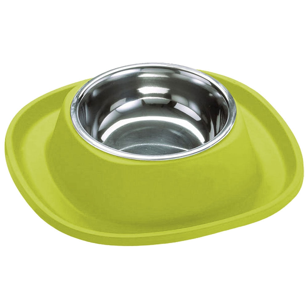 Georplast Soft Touch Stainless Steel Single Bowl Small Lime Green