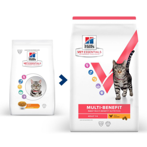 Hill’s Vet Essentials Multi-Benefit Adult Dry Cat Food