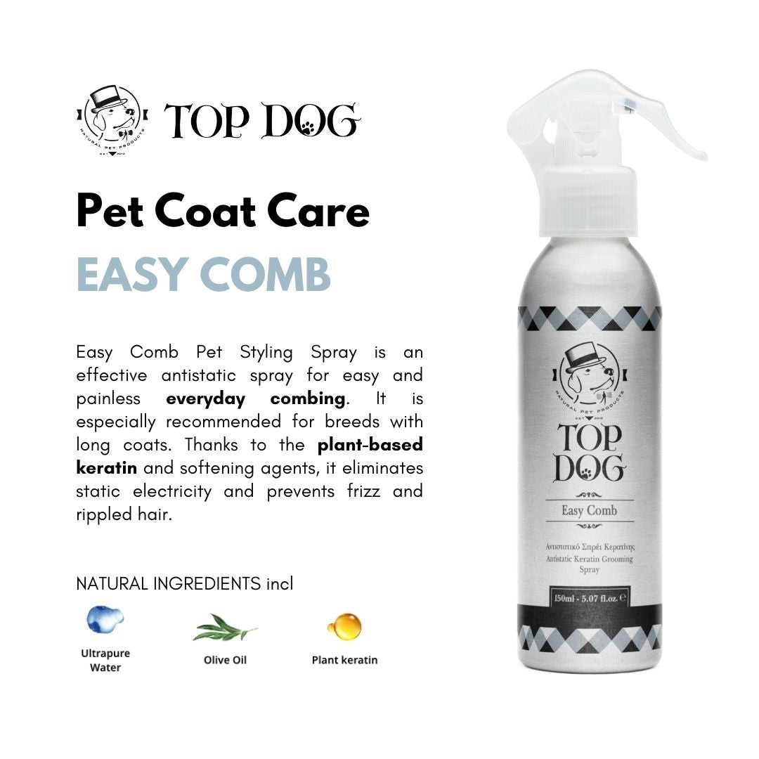 Top Dog Easy Comb Grooming Spray 150ml