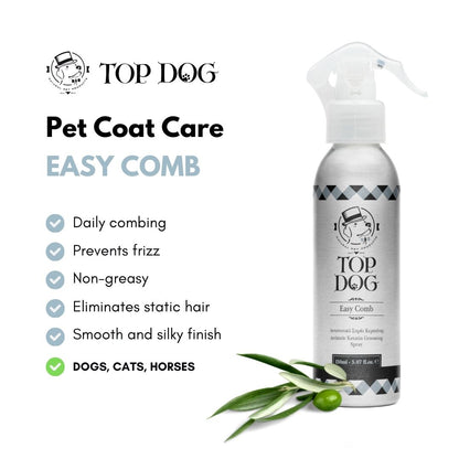 Top Dog Easy Comb Grooming Spray 150ml