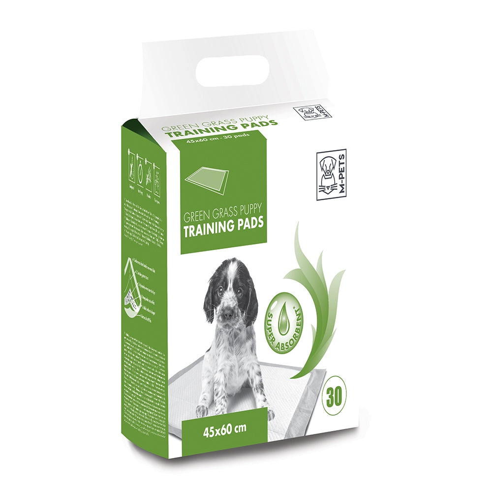 M-PETS Green Grass Training Pads 45x60cm 30 Pack