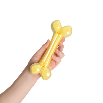 Zeus Duo Bone, 18Cm, Yellow, Coconut Scent