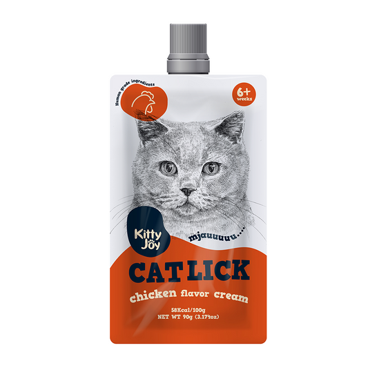 Kitty Joy Cat Lick Chicken Flavor Cream Cat Treats 90g