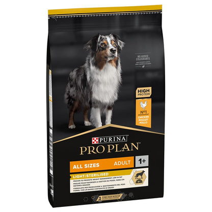 PURINA® Pro Plan® Light Sterilised All Sizes Adult Dry Dog Food with Chicken