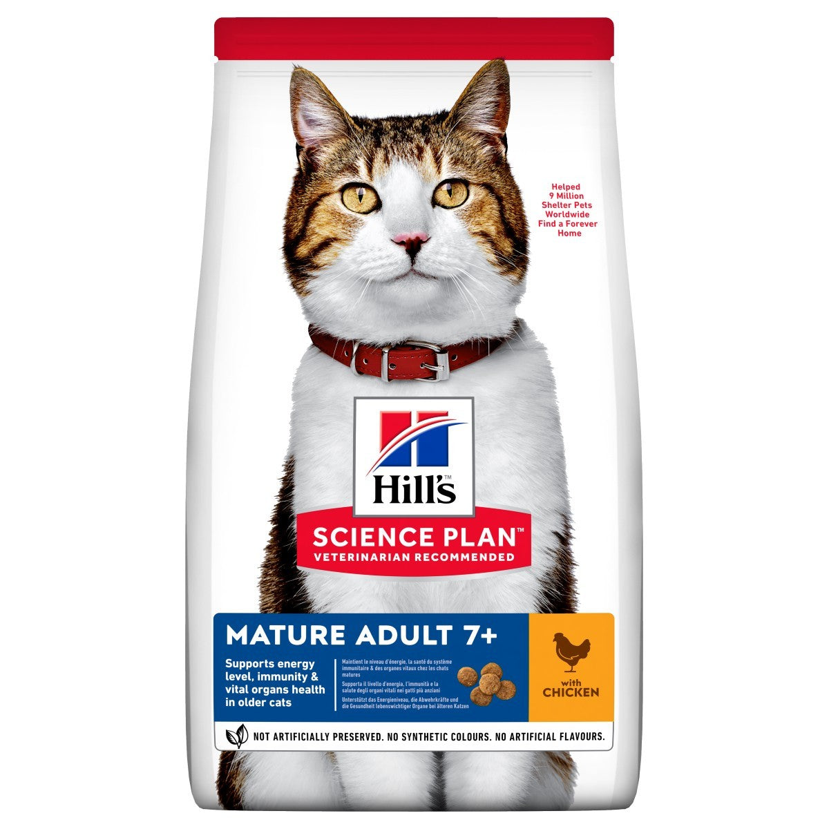 Hill's Science Plan Mature Adult 7+, Dry Cat Food with Chicken