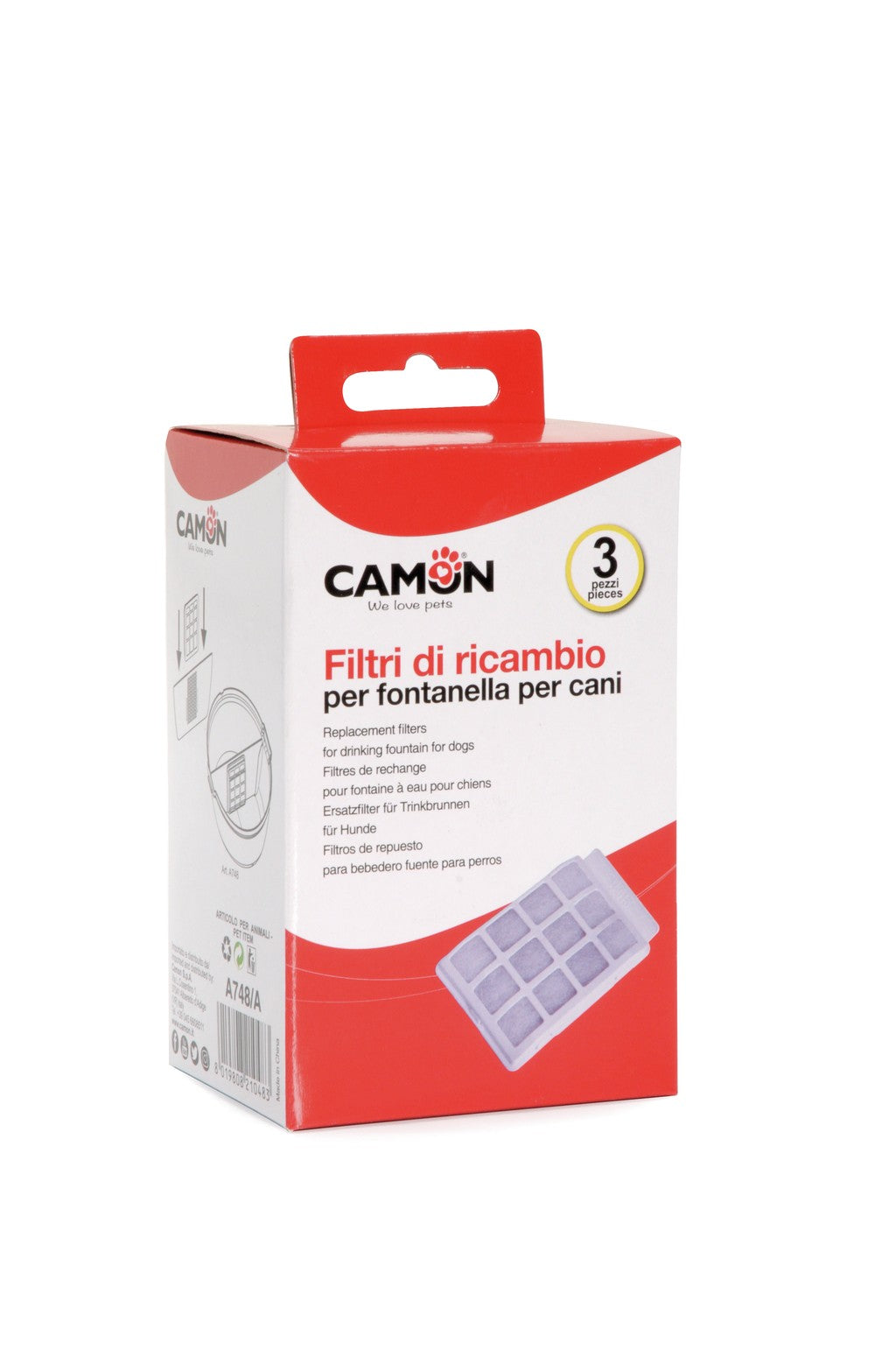 Camon Replacement Filters For Drinking Fountain For Camon A748