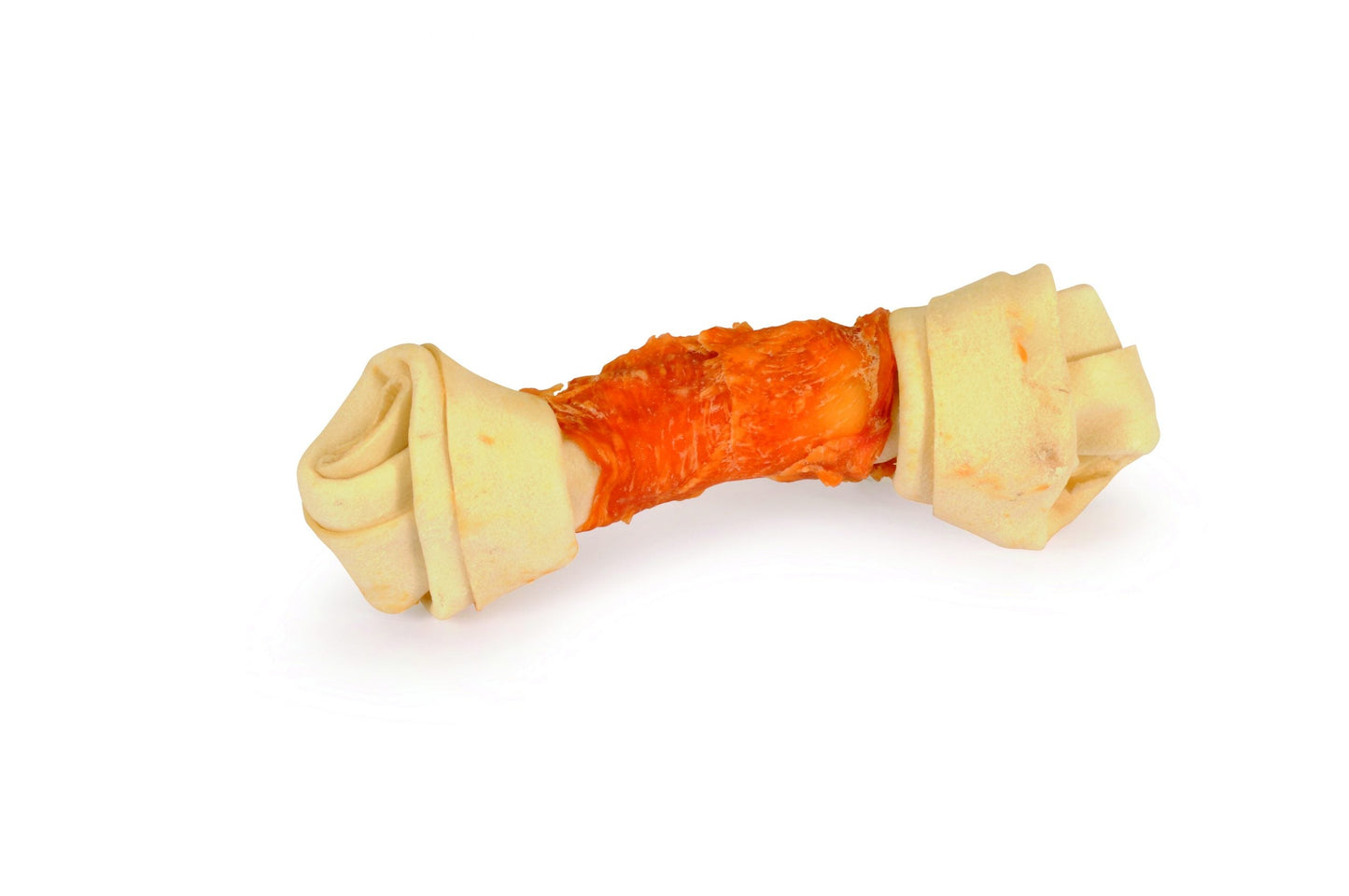 Camon Knotted Rawhide Bone with Chicken (1Pcs)