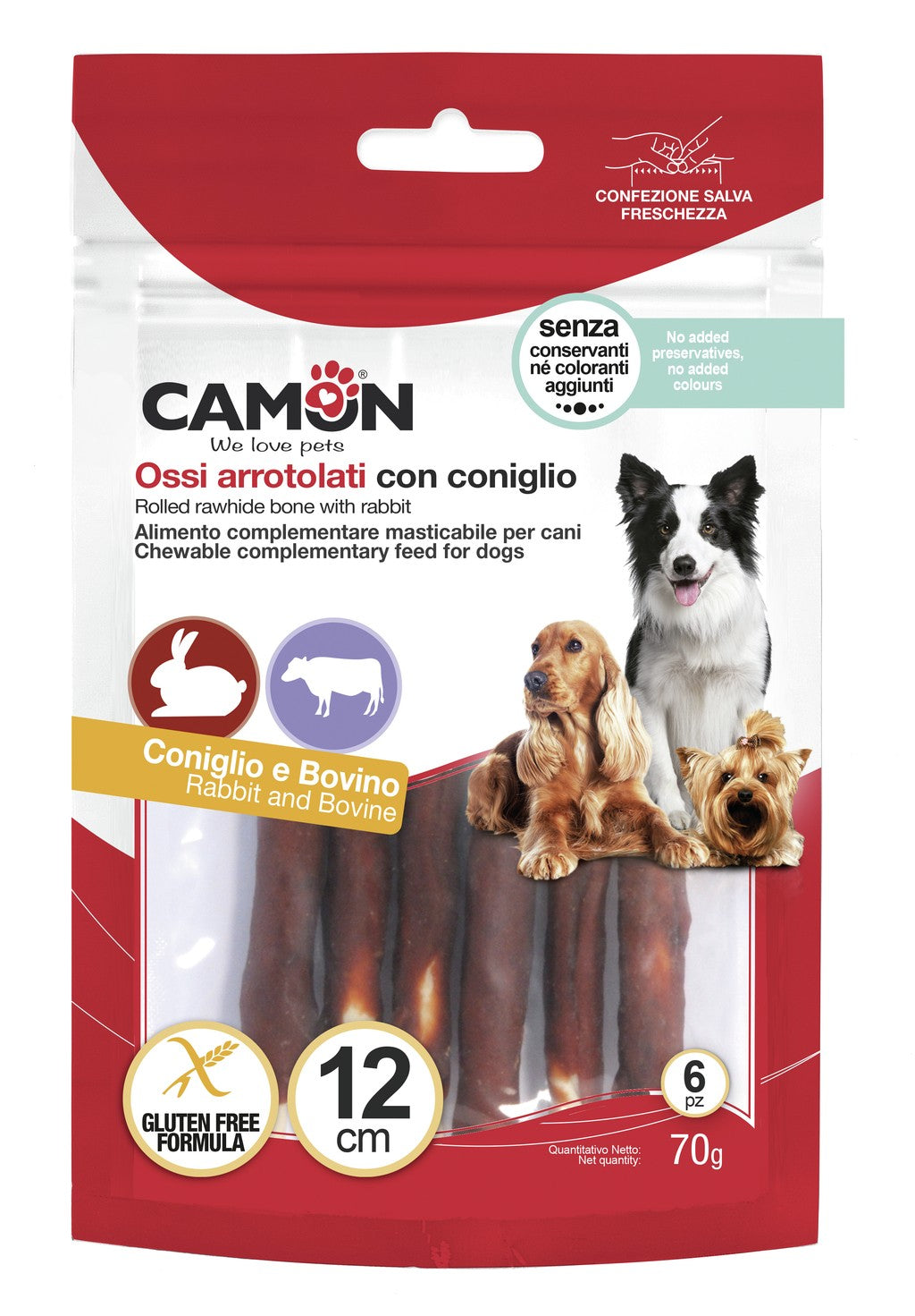 Camon Rawhide Rolls with Rabbit