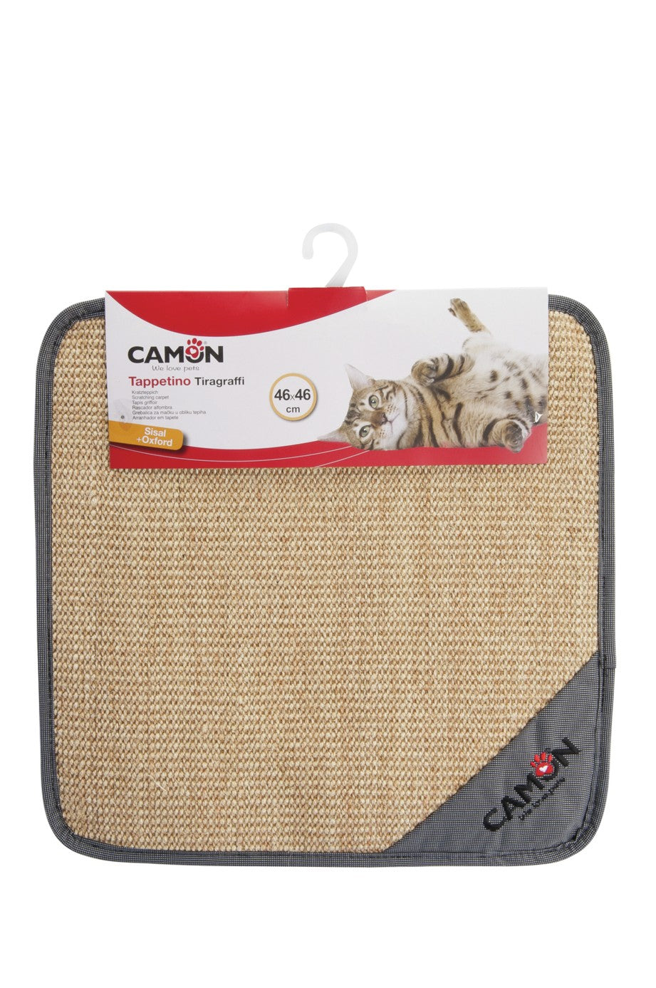 Camon Sisal + Oxford Scratching Carpet (46x46cm)