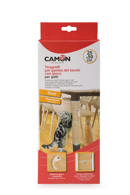 Camon Sisal and Polyester Scratching Carpet For Table Legs