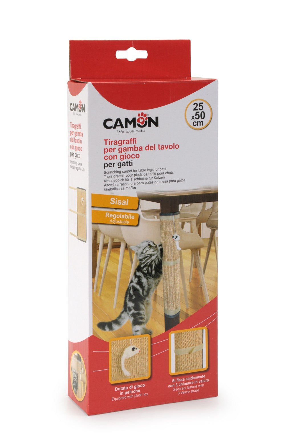 Camon Sisal and Polyester Scratching Carpet For Table Legs