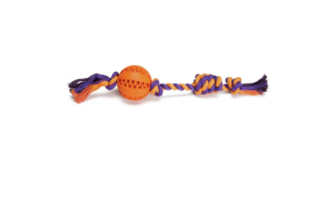 Camon Rubber Ball with Cotton Rope