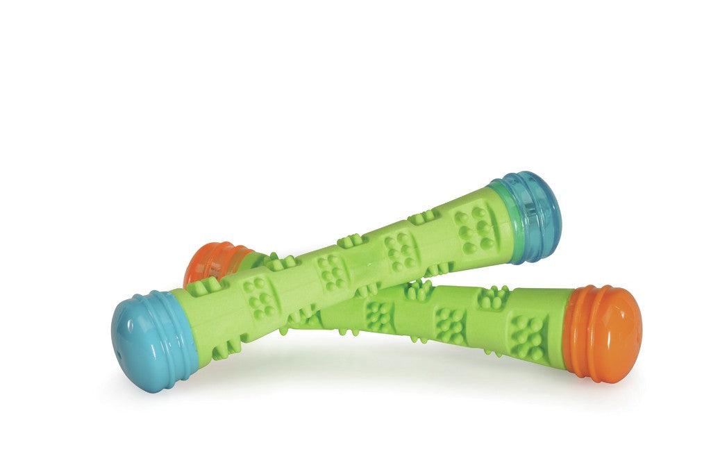 Camon Geometric TPR Dog Stick with Squeaker and Led Light