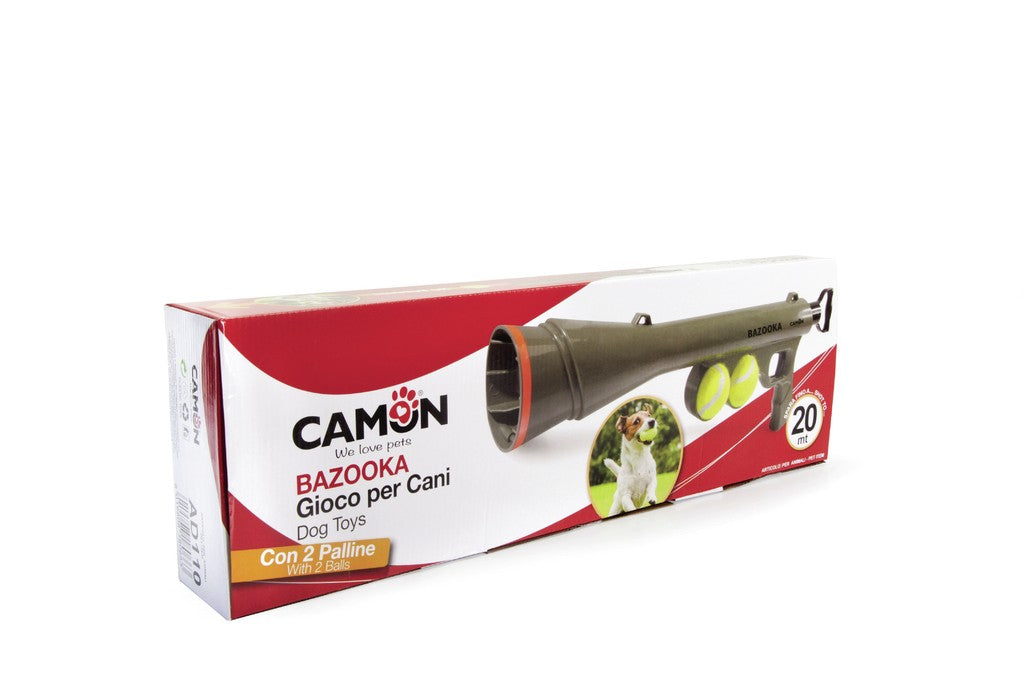 Camon Bazooka Automatic Ball Launcher with 2 Tennis Balls