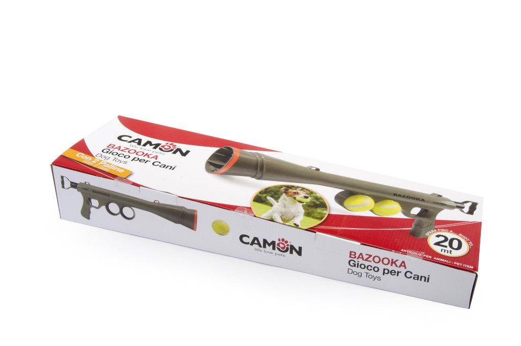 Camon Bazooka Automatic Ball Launcher with 2 Tennis Balls