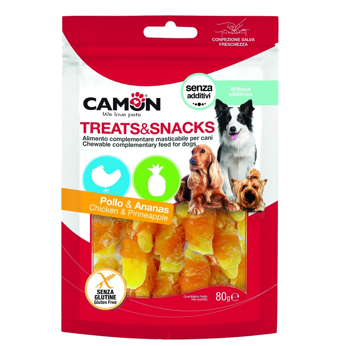 Camon Chicken & Pineapple Bits (80g)