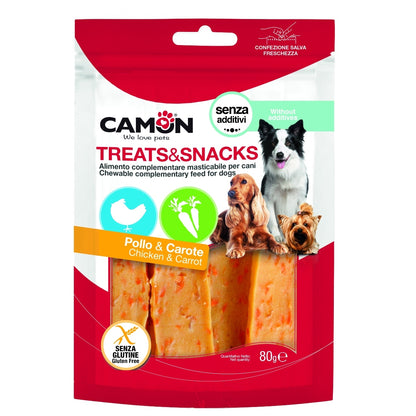 Camon Chicken & Carrot Strips (80g)