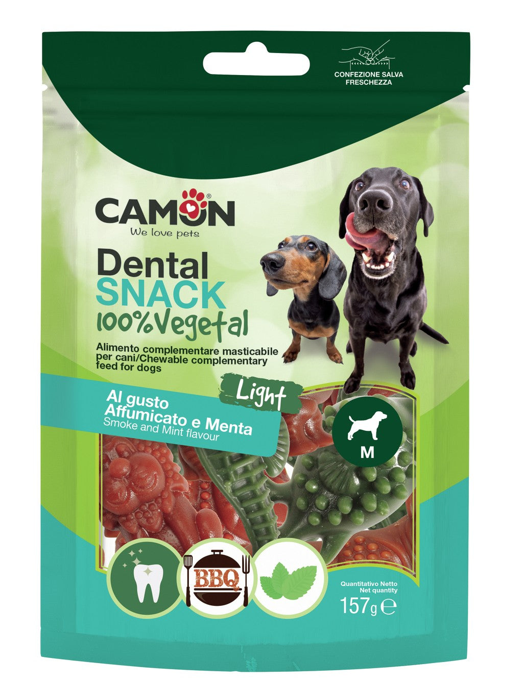 Camon Animalveg Snack with Smoke and Mint Flavour (157g)