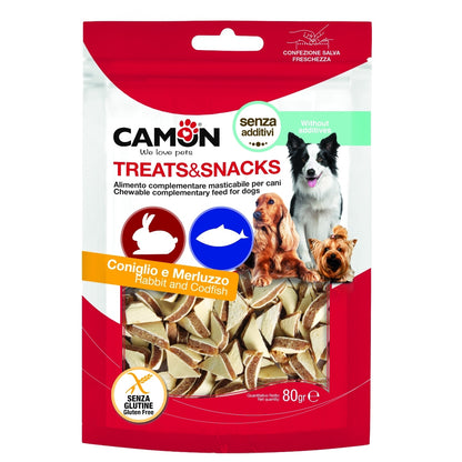 Camon Triangular Rabbit and Codfish Bites (80g)