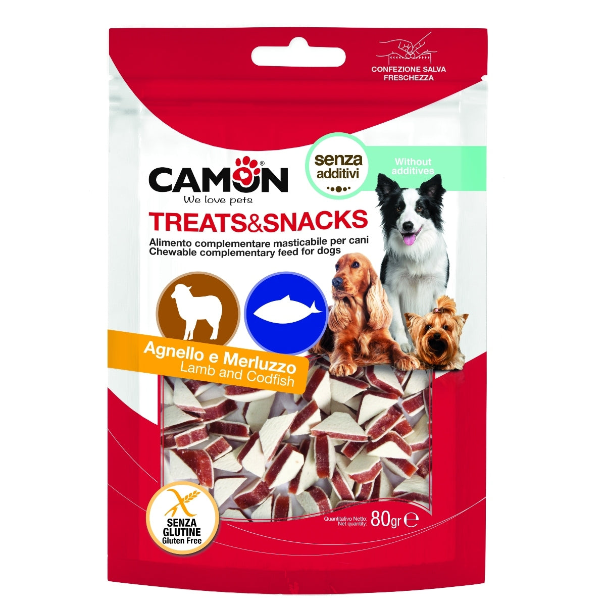 Camon Triangular Lamb and Codfish Bites (80g)