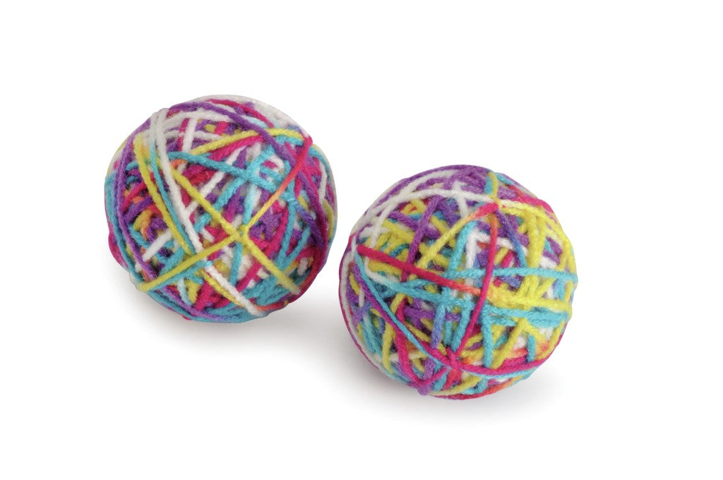 Camon Cat Toy - Balls of Yarn (2Pcs) with Bell