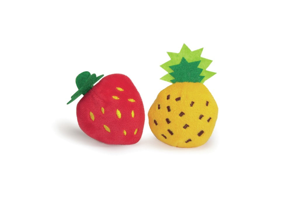 Camon Cat Toy - Pineapple and Strawberry (2Pcs)