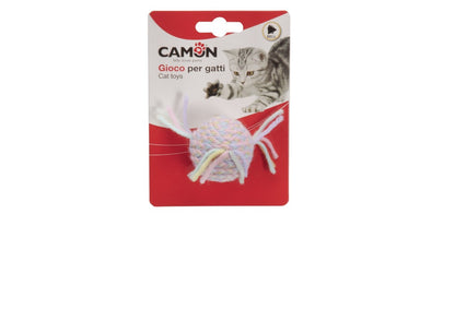 Camon Cat Toy - Coloured Ball with Bell