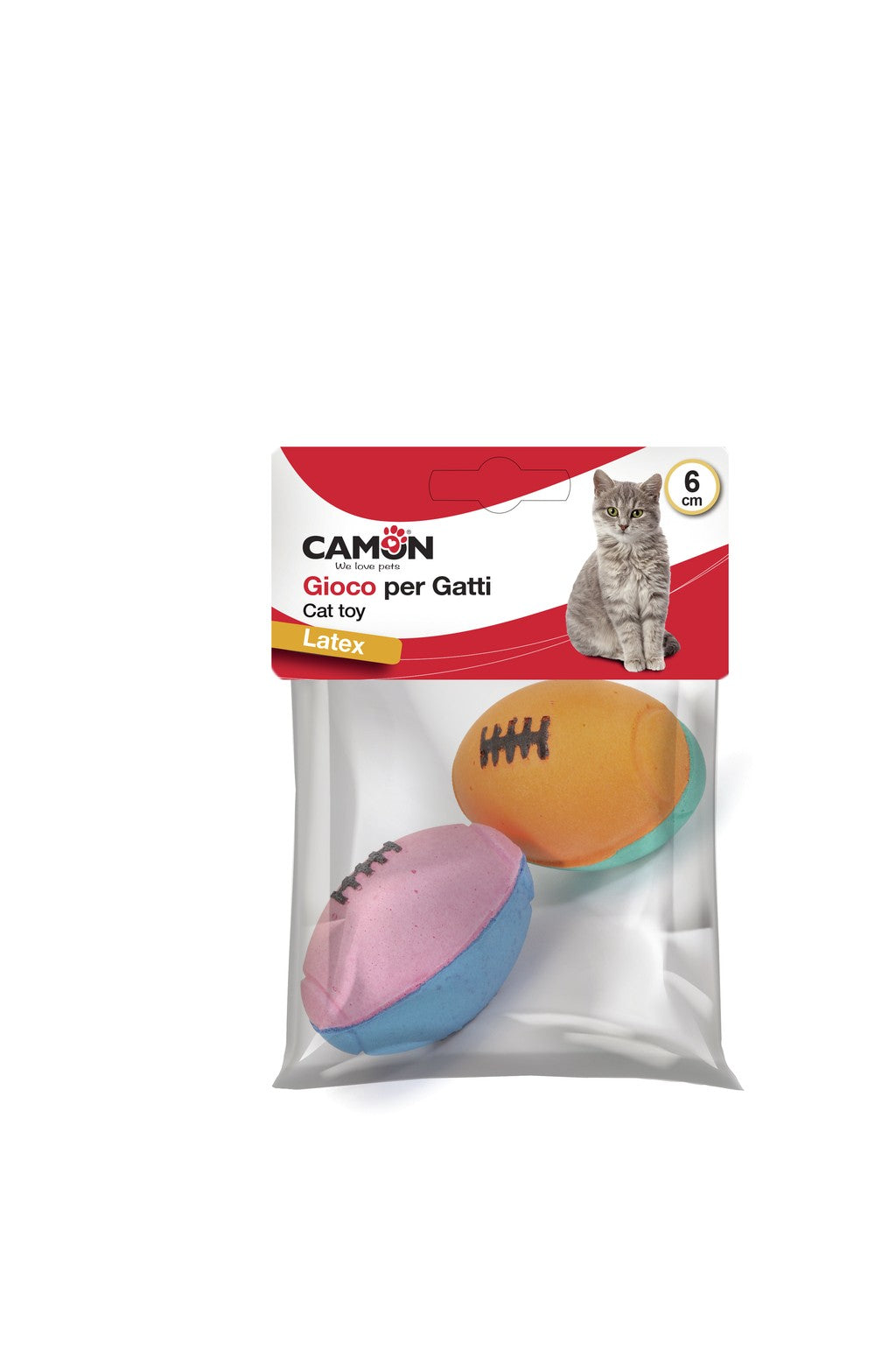 Camon Sponge Ball For Cat 60mm (2Pcs)