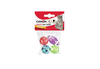 Camon Mix Sports Ball with Bell (4Pcs)