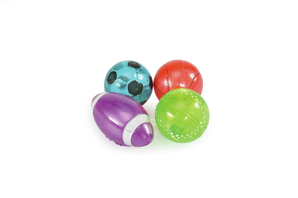 Camon Mix Sports Ball with Bell (4Pcs)